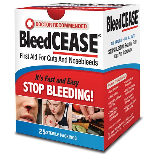 Nosebleed Treatment BleedCEASE® - Wound Care>Advanced Wound Care>Hemostatic Agents - Carencease Healthcare LLC