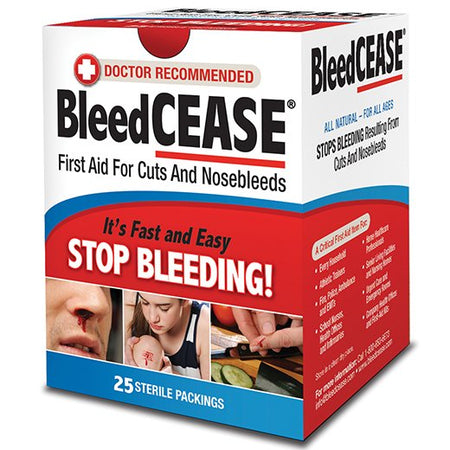 Nosebleed Treatment BleedCEASE® - Wound Care>Advanced Wound Care>Hemostatic Agents - Carencease Healthcare LLC