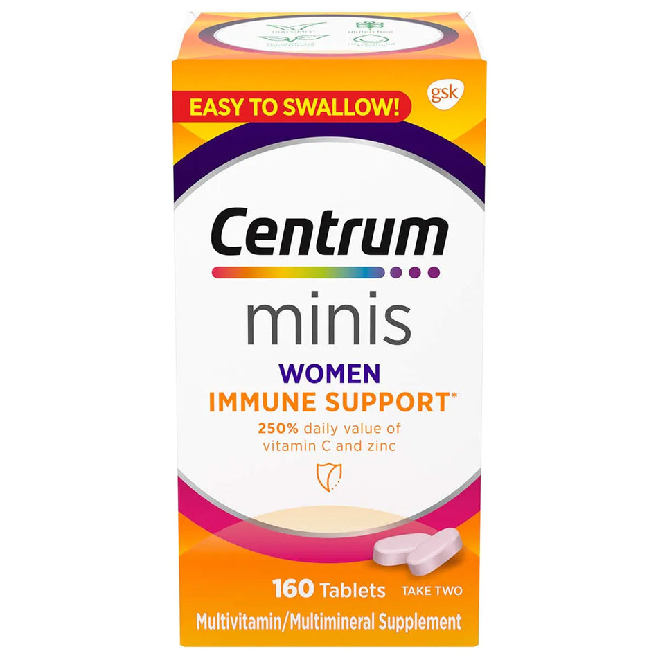 Immune Support Supplement Centrum® Women Tablet 160 per Bottle