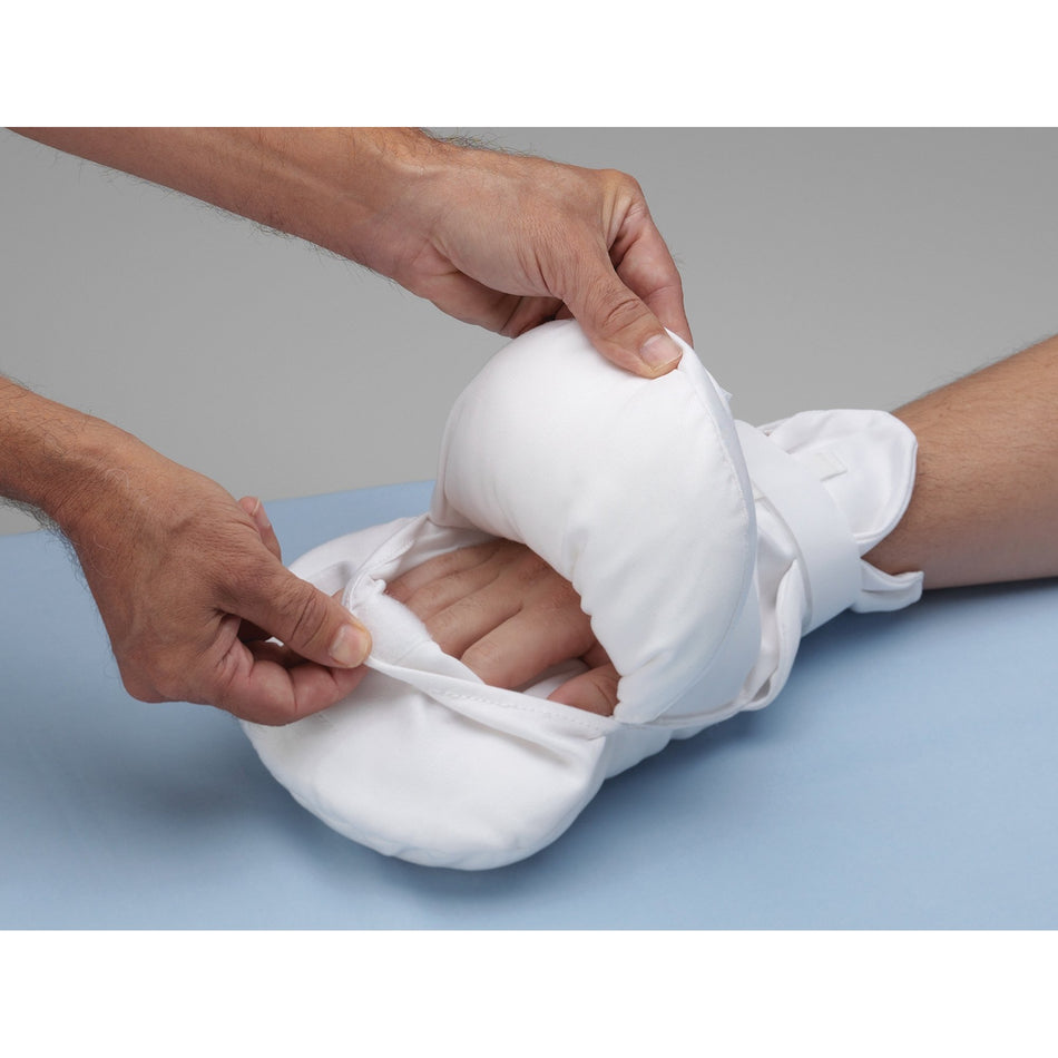 Hand Control Mitt Peek-A-Boo One Size Fits Most Hook and Loop Closure Without Straps