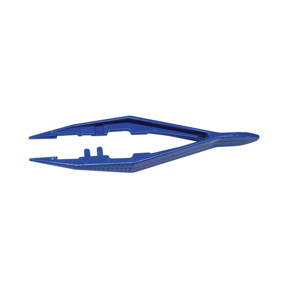 Medique® Plastic Tweezers with Serrated Tips, 4.5 Inches Long - Instruments>Forceps - Medique Products