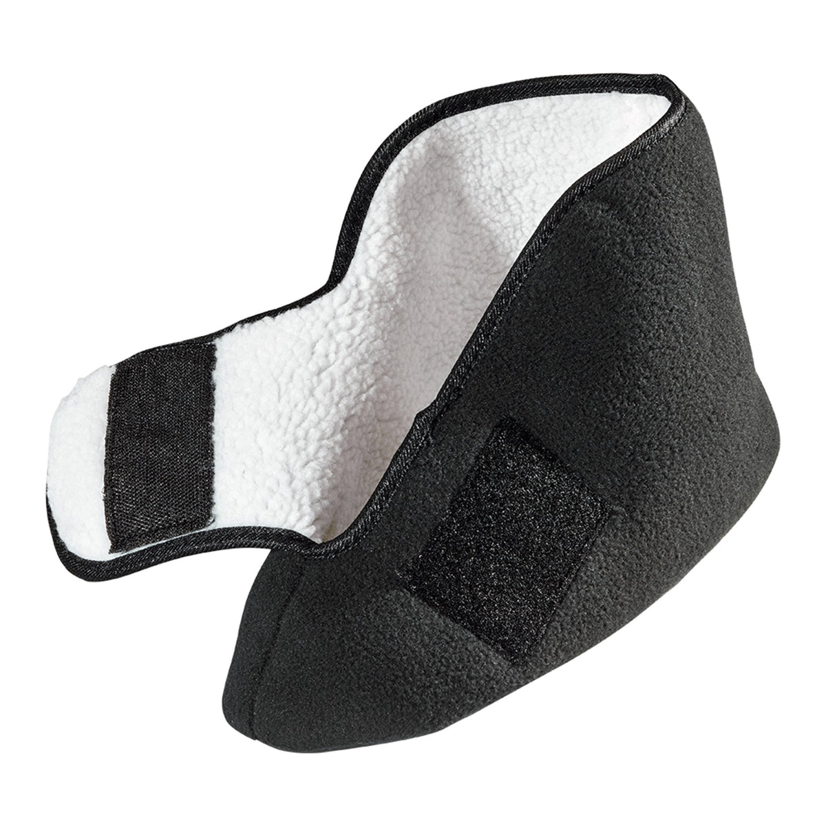 Diabetic Bootie Slippers Silverts® Unisex Adult X-Large / X-Wide Hard Sole Single Patient Use Black