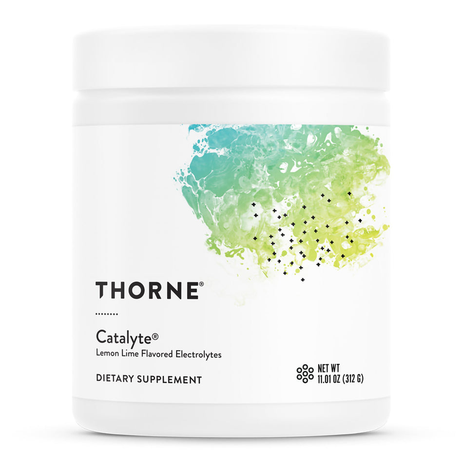 Dietary Supplement THORNE® Catalyte Various Strengths Powder 11.01 oz. Lemon Lime Flavor