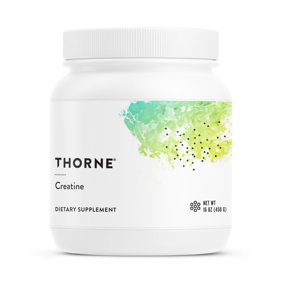 Dietary Supplement THORNE® Creatine Creatine Monohydrate 5 gram Strength Powder 16 oz.