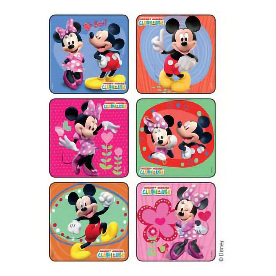 Sticker Disney® 75 per Roll Mickey and Minnie Mouse Glitter 2-1/2 X 2-1/2 Inch - Nurse's Station and Office Supplies>Stick...