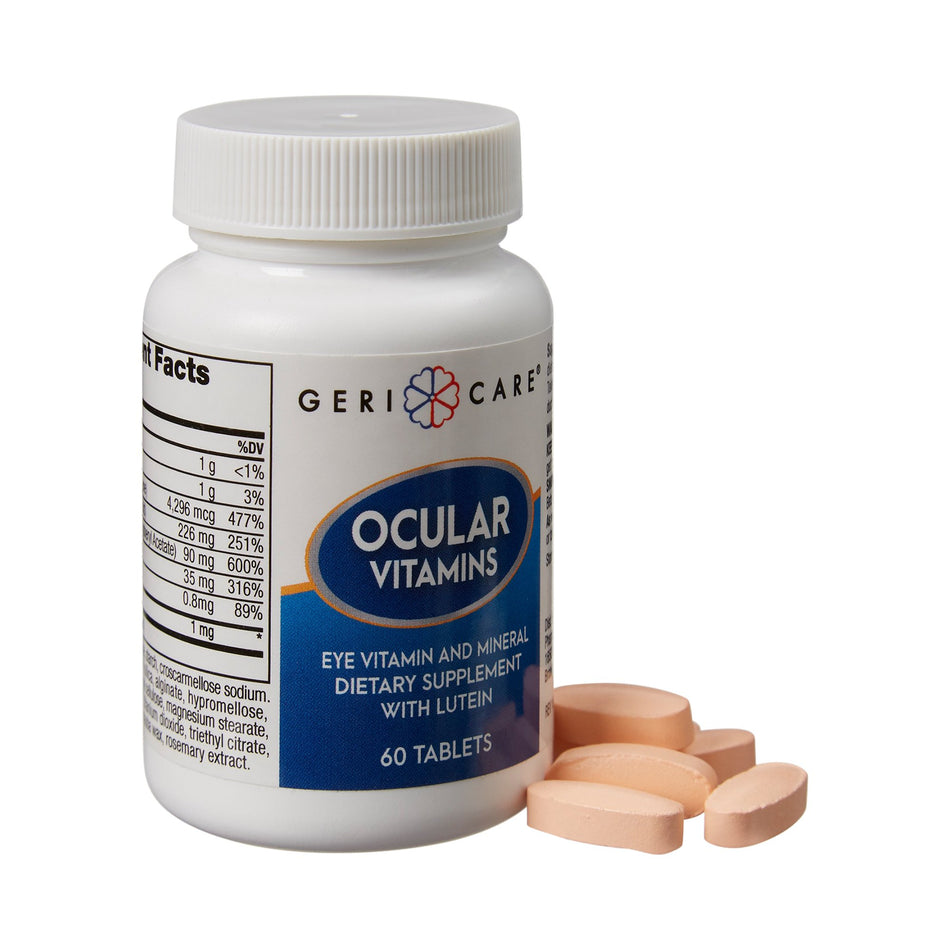 Eye Vitamin Supplement Geri-Care® Vitamin A / Ascorbic Acid / Vitamin E 14,320 IU - 226 mg - 200 IU Strength Tablet 60 per Bottle