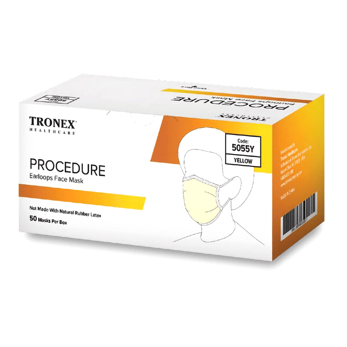 Procedure Mask Tronex Not Rated Earloops One Size Fits Most