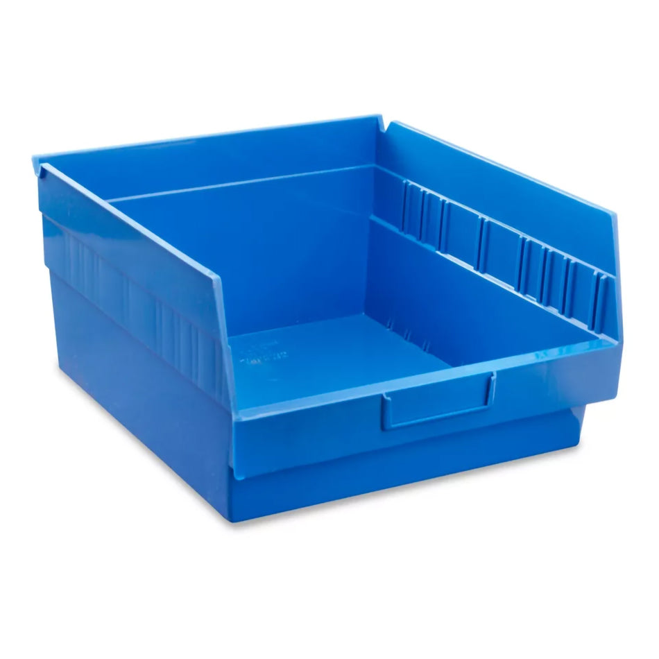 Shelf Bin Uline® Blue Plastic 6 X 11 X 12 Inch