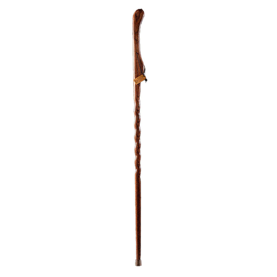 Walking Stick Brazos™ Twisted HitchHiker Wood 48 Inch Height Red