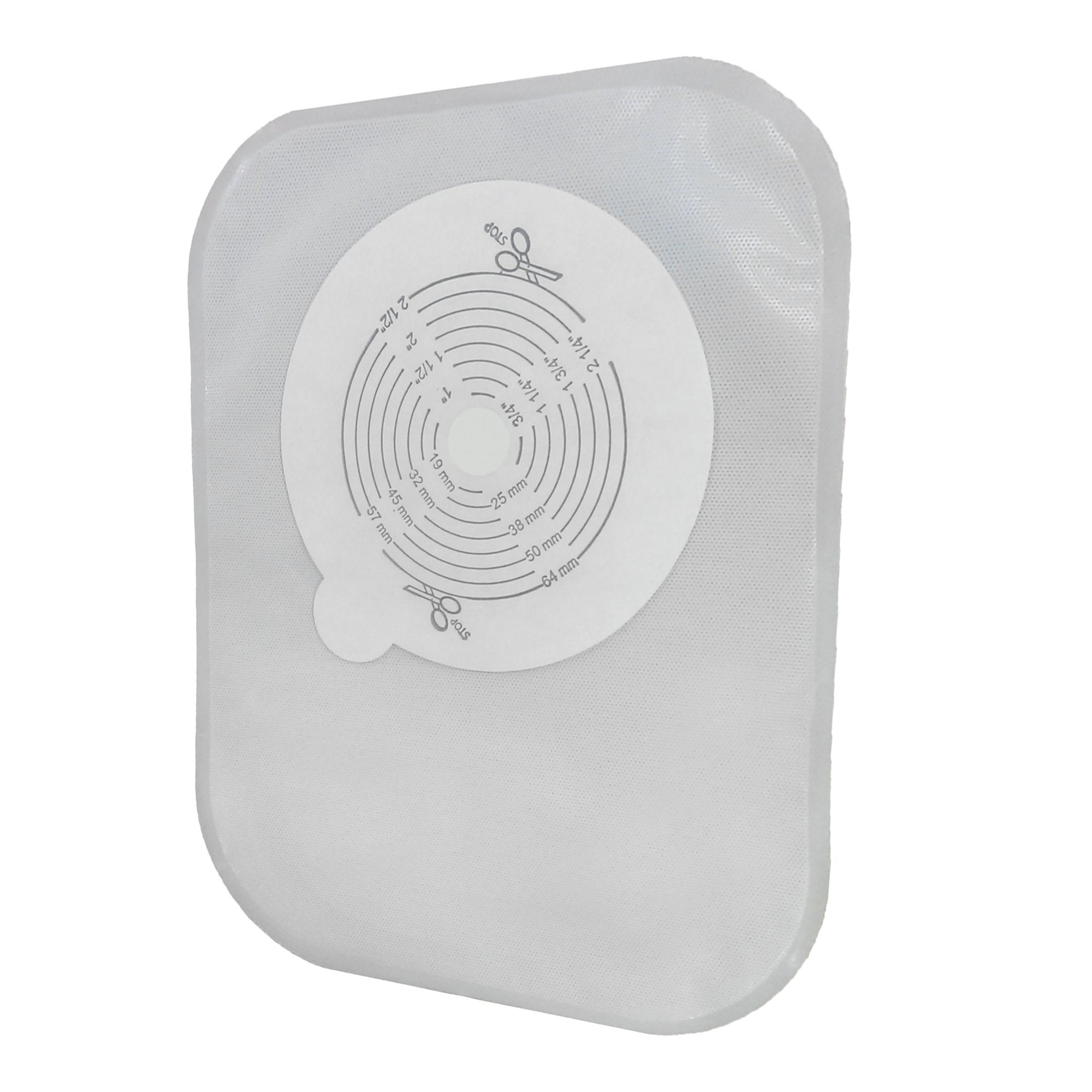 Securi-T™ One-Piece Closed End Transparent Filtered Ostomy Pouch, 8 Inch Length, 1/2 to 2½ Inch Stoma