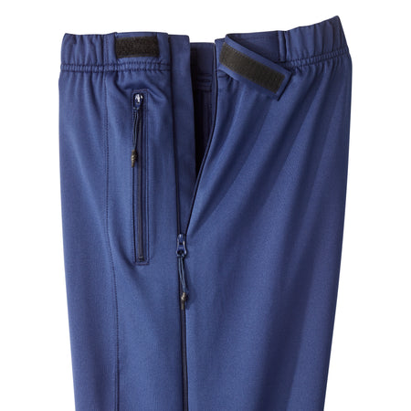 Silverts® Men's Easy Touch Side Zip Pant with Catheter Access, Navy Blue, 2X-Large