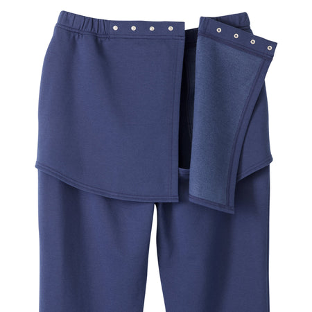 Adaptive Pants Silverts® Open Back 3X-Large Navy Blue Male