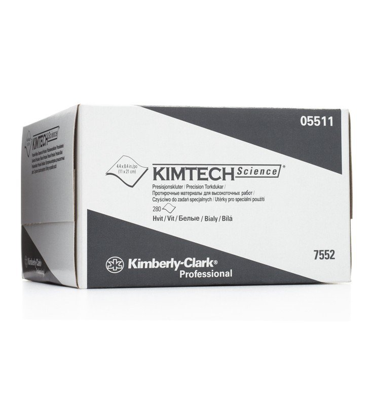 Task Wipe Kimtech Science Precision Light Duty White NonSterile 1 Ply Tissue 4-2/5 X 8-2/5 Inch Disposable