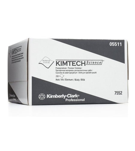 Task Wipe Kimtech Science Precision Light Duty White NonSterile 1 Ply Tissue 4-2/5 X 8-2/5 Inch Disposable