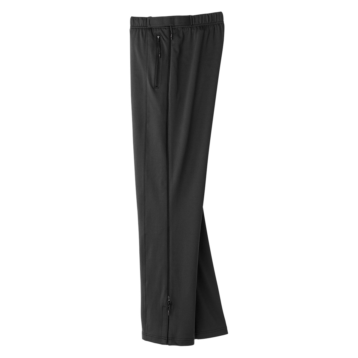 Silverts® Men's Easy Touch Side Zip Pant with Catheter Access, Black, Large