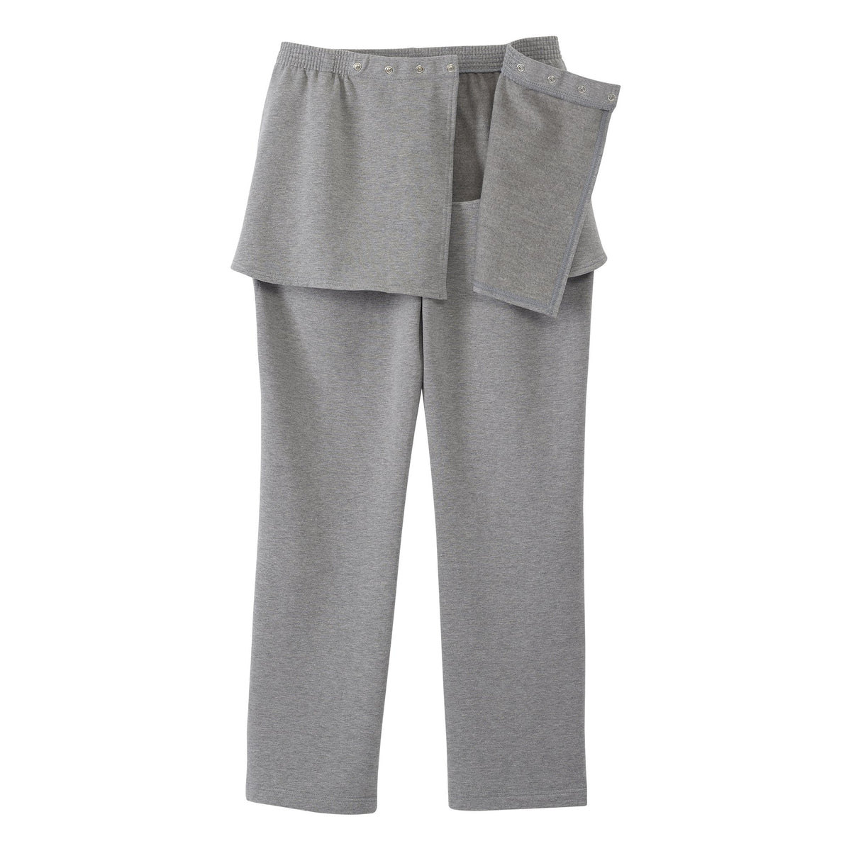 Adaptive Pants Silverts® Open Back Medium Heather Gray Female