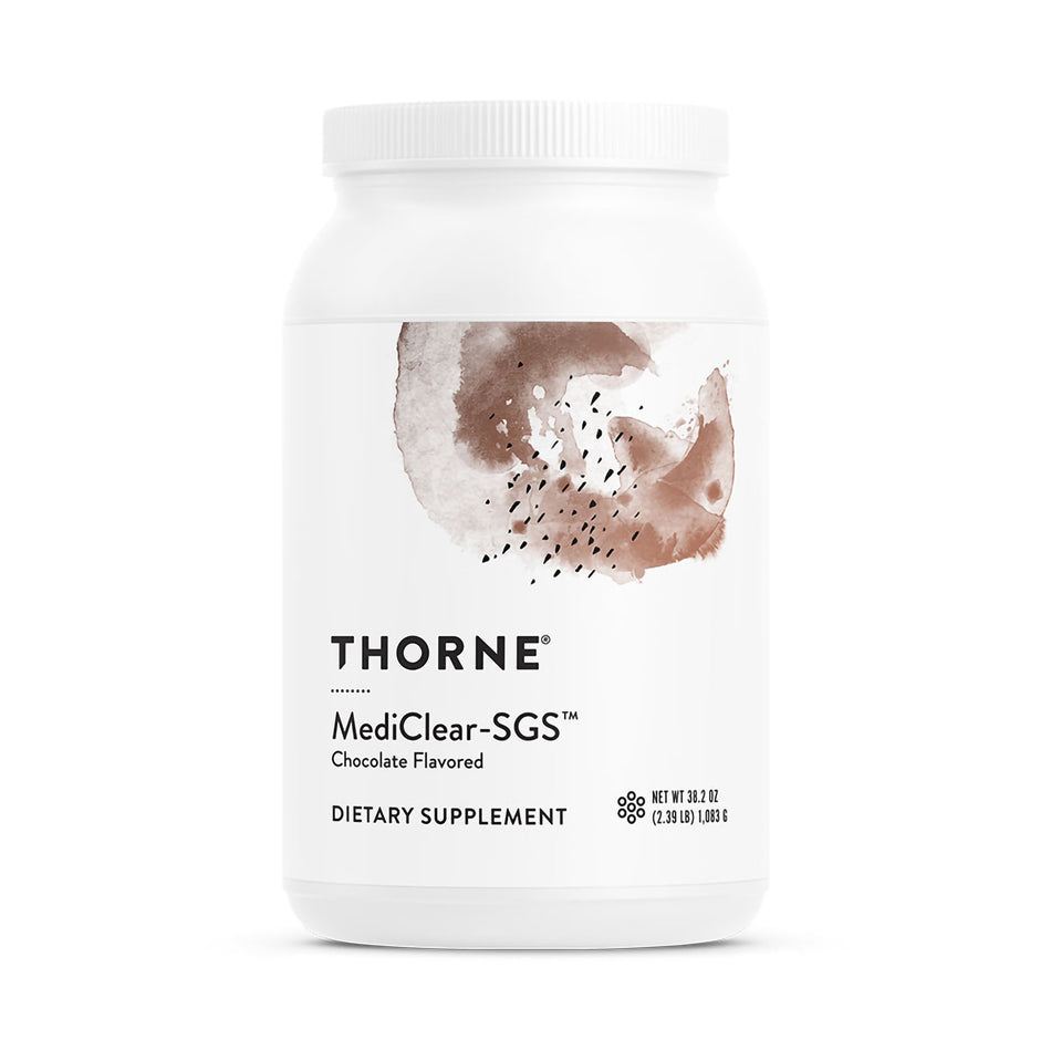 Dietary Supplement THORNE® MediClear-SGS - Chocolate Various Strengths Powder 37.9 oz. Chocolate Flavor