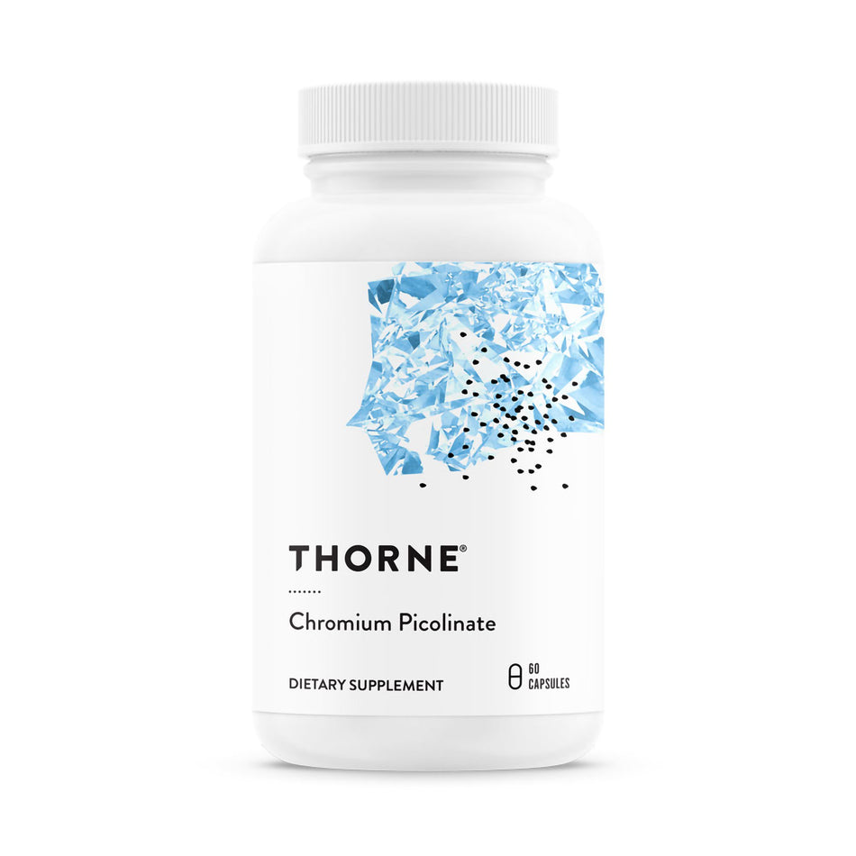 Dietary Supplement THORNE® Chromium Picolinate Chromium (as Chromium Picolinate) 500 mcg Strength Capsule 60 per Bottle