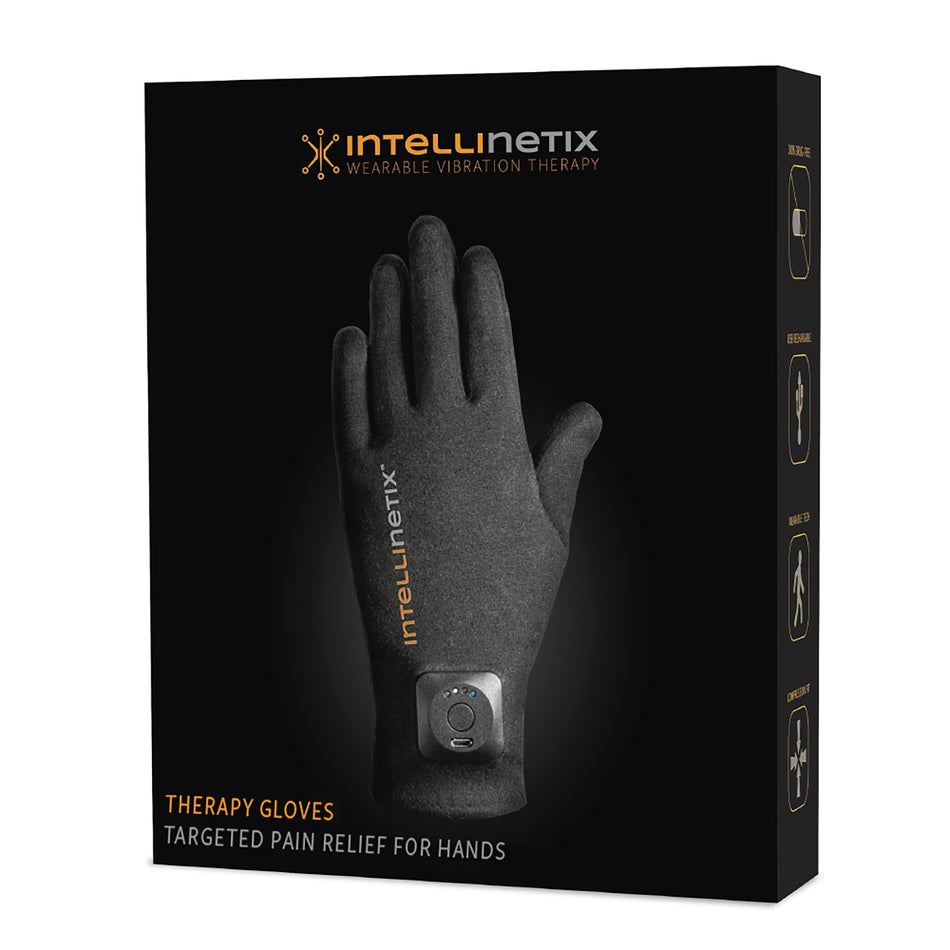 Vibration Therapy Glove Intellinetix® Left and Right Hand Small