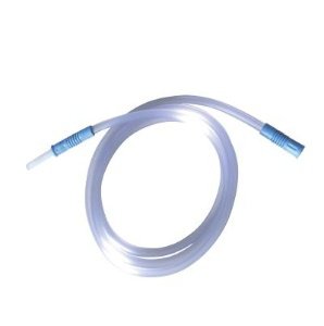 Suction Tubing AMSure® Clear 3/16 Inch I.D. 1-1/2 Foot Length Non-Conductive Plastic Sterile