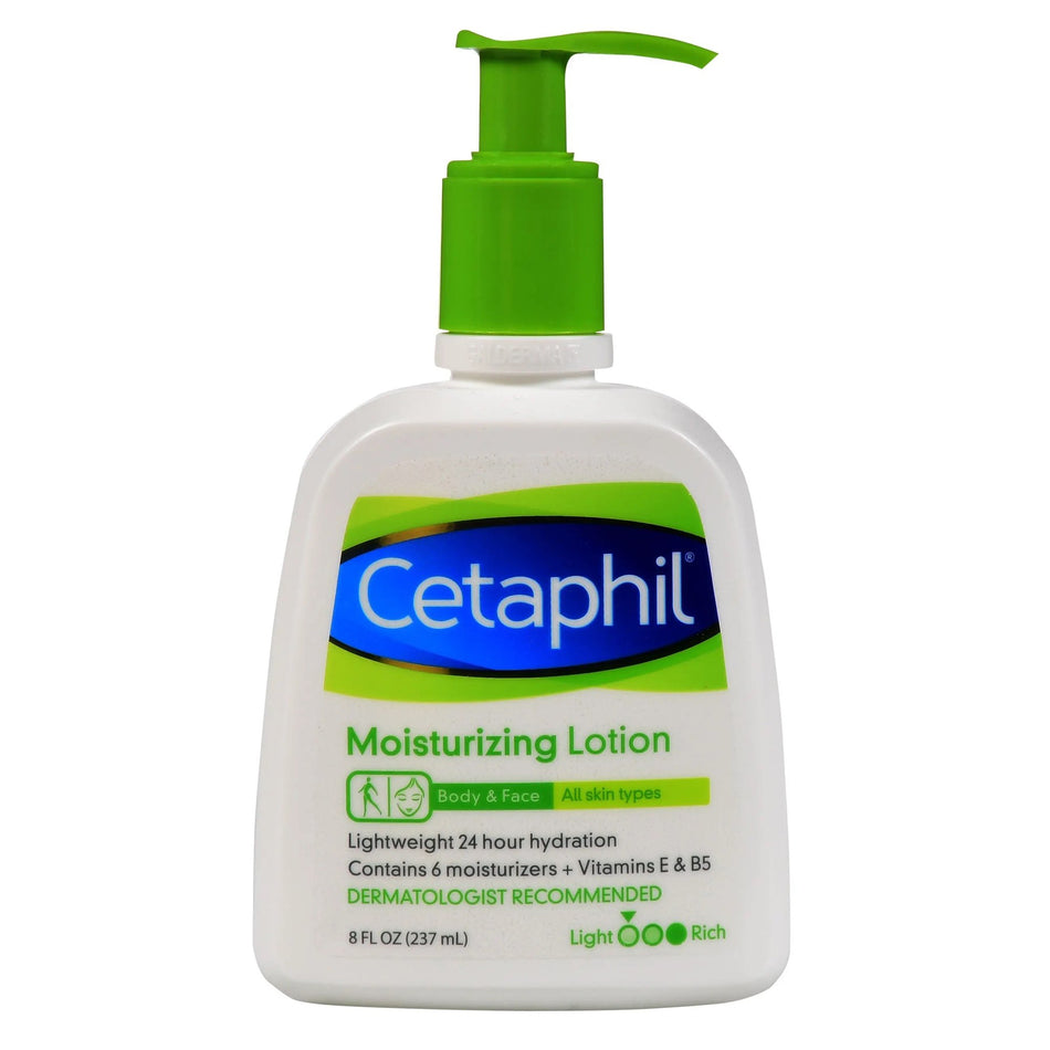 Hand and Body Moisturizer Cetaphil® 8 oz. Bottle Unscented Lotion