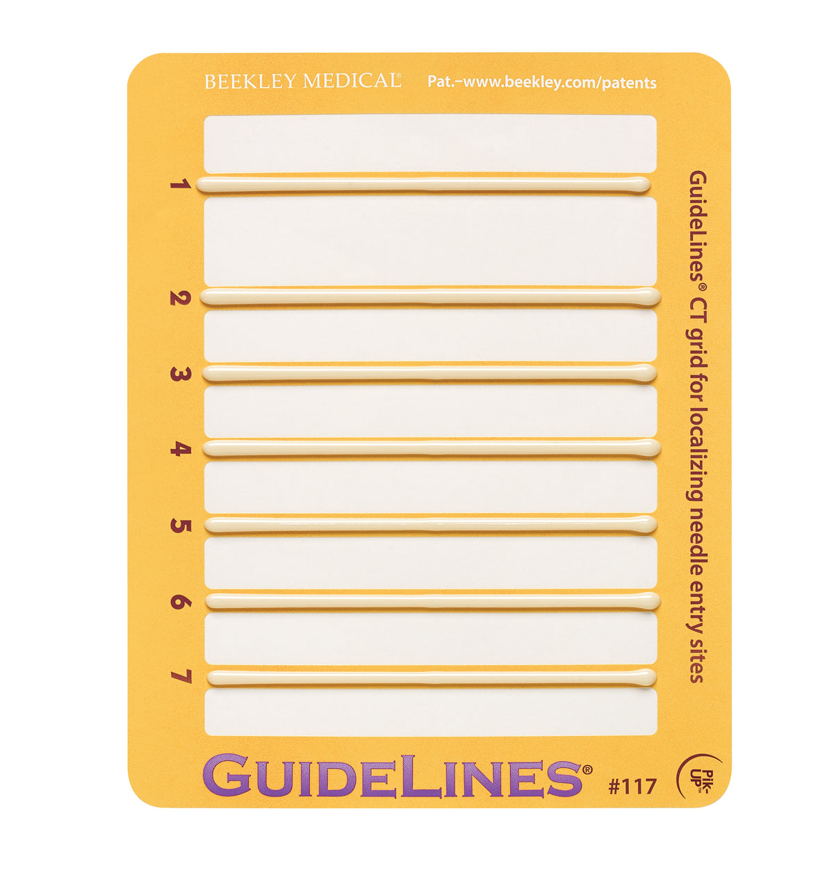 CT Biopsy Grid GuideLines® For CT-guided Biopsues of Neck and Small Areas