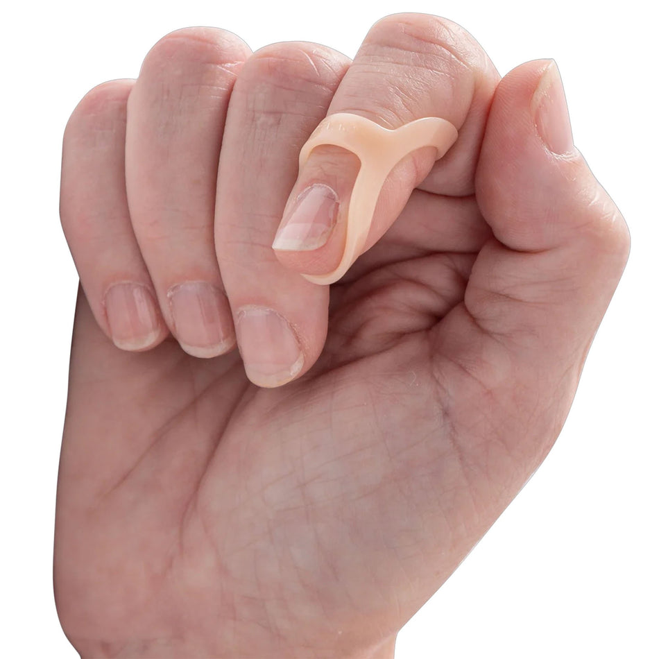 Finger Splint Oval-8® Adult Size 7 Pull-On Left Hand Beige