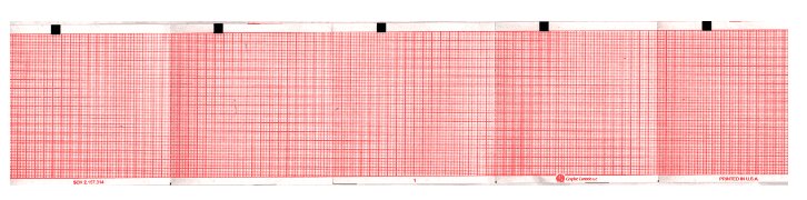 Recording Chart Paper Schiller™ Z-Fold Red Grid