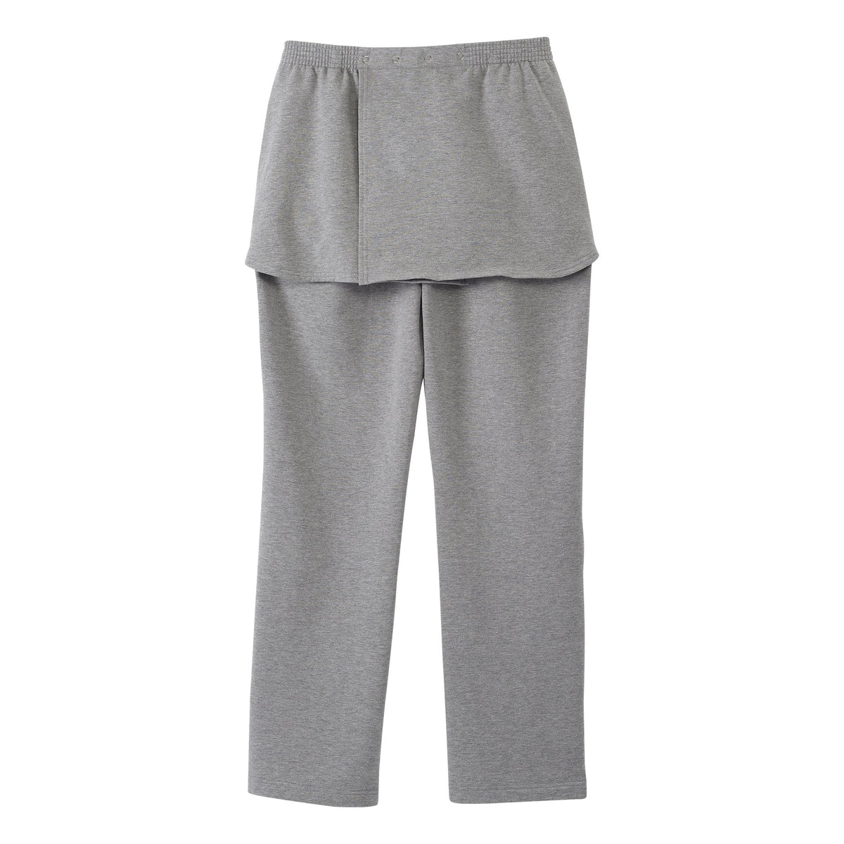 Adaptive Pants Silverts® Open Back Medium Heather Gray Female