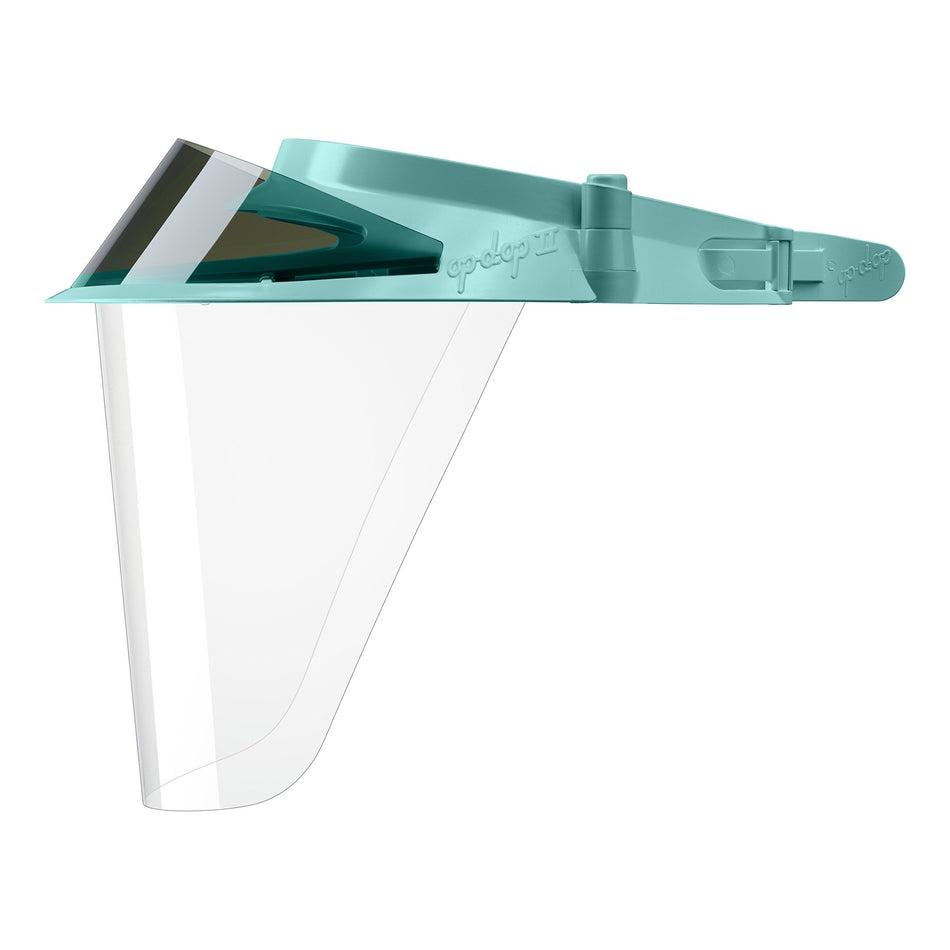 Face Shield Kit Op d Op II One Size Fits Most Full Length Anti-fog Reusable NonSterile