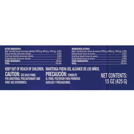 Microban® Surface Disinfectant / Sanitizer Quaternary Based Aerosol Spray Liquid 15 oz. Can Citrus Scent NonSterile