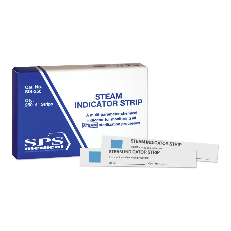 SPSmedical Sterilization Chemical Indicator Strip Steam 4 Inch
