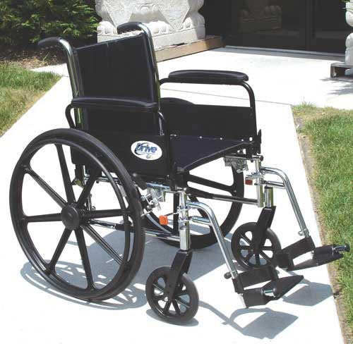 K3 Wheelchair Ltwt 18 w/DFA & S/A Footrests Cruiser III