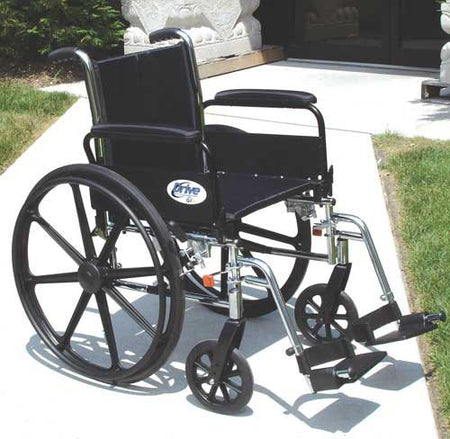 K3 Wheelchair Ltwt 18 w/DFA & S/A Footrests Cruiser III