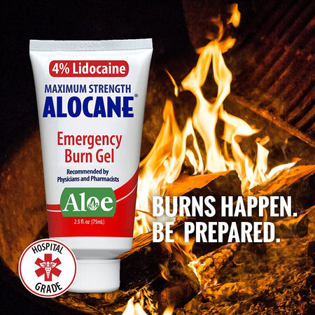 Alocane Emergency Burn Gel, Maximum Strength