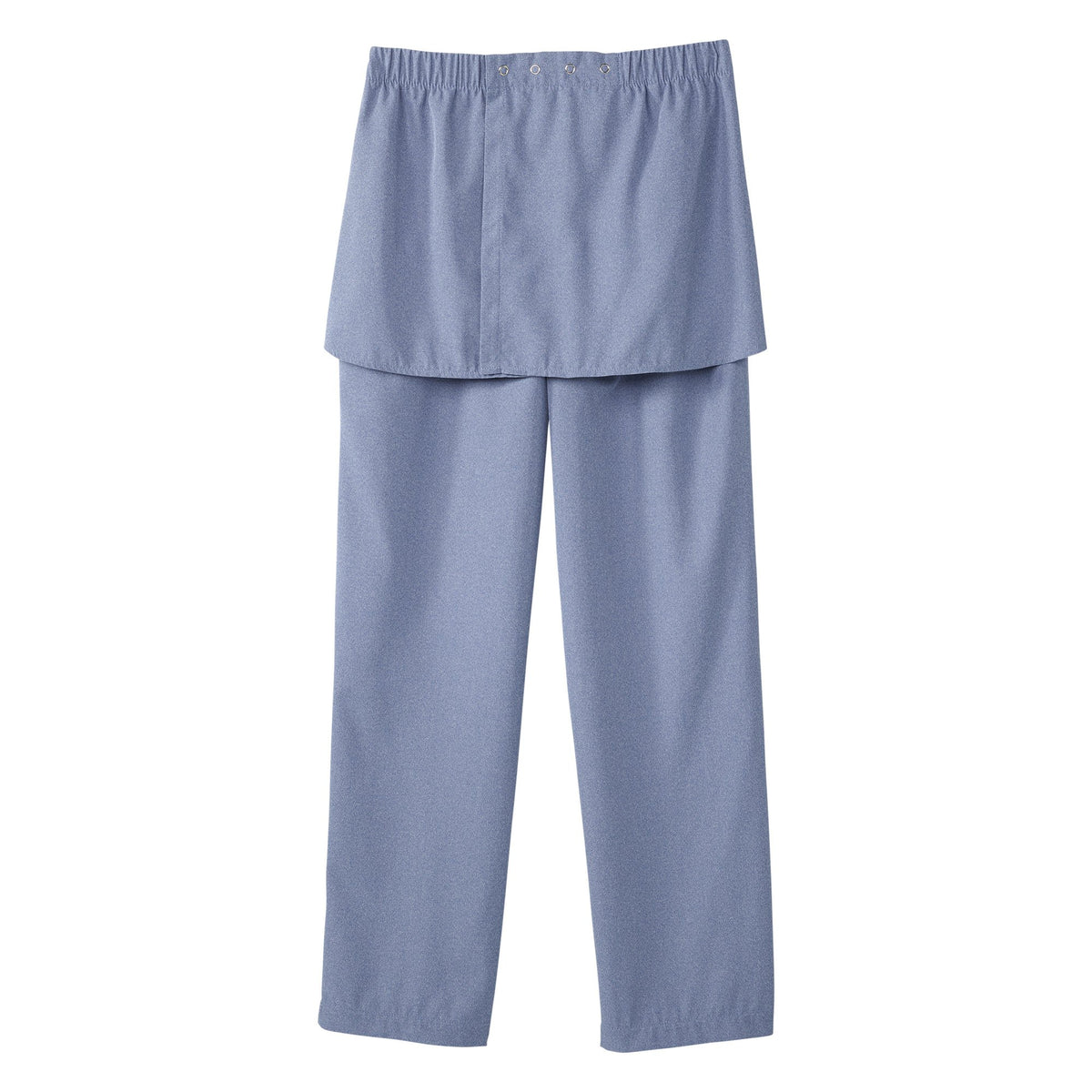 Silverts® Women's Open Back Gabardine Pant, Heather Chambary Blue, 3X-Large