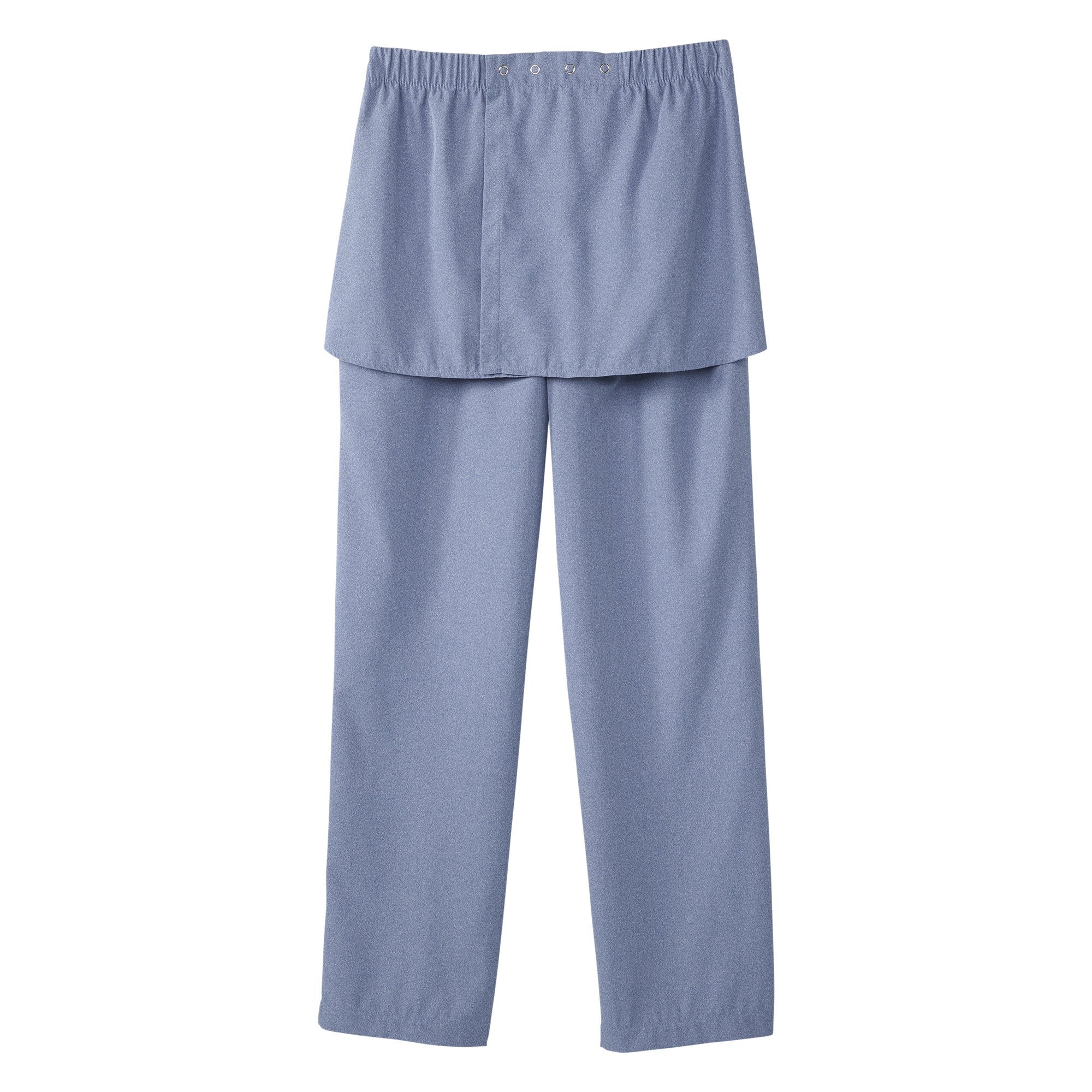 Silverts® Women's Open Back Gabardine Pant, Heather Chambary Blue, 3X-Large