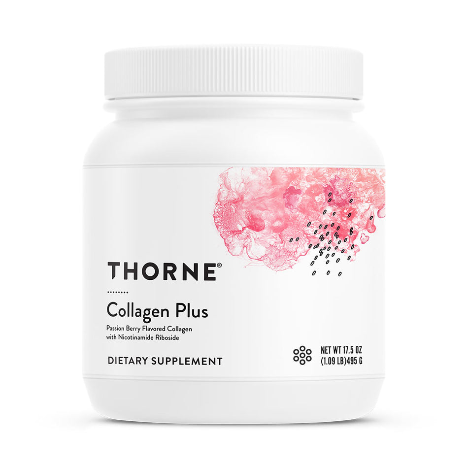 Dietary Supplement THORNE® Collagen Plus Various Strengths Powder 17.5 oz. Passion Berry Flavor