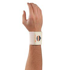 Wrist Support ProFlex® 400 Universal Wraparound / Wristlet Elastic Left or Right Wrist Tan One Size Fits Most - Orthopedic...