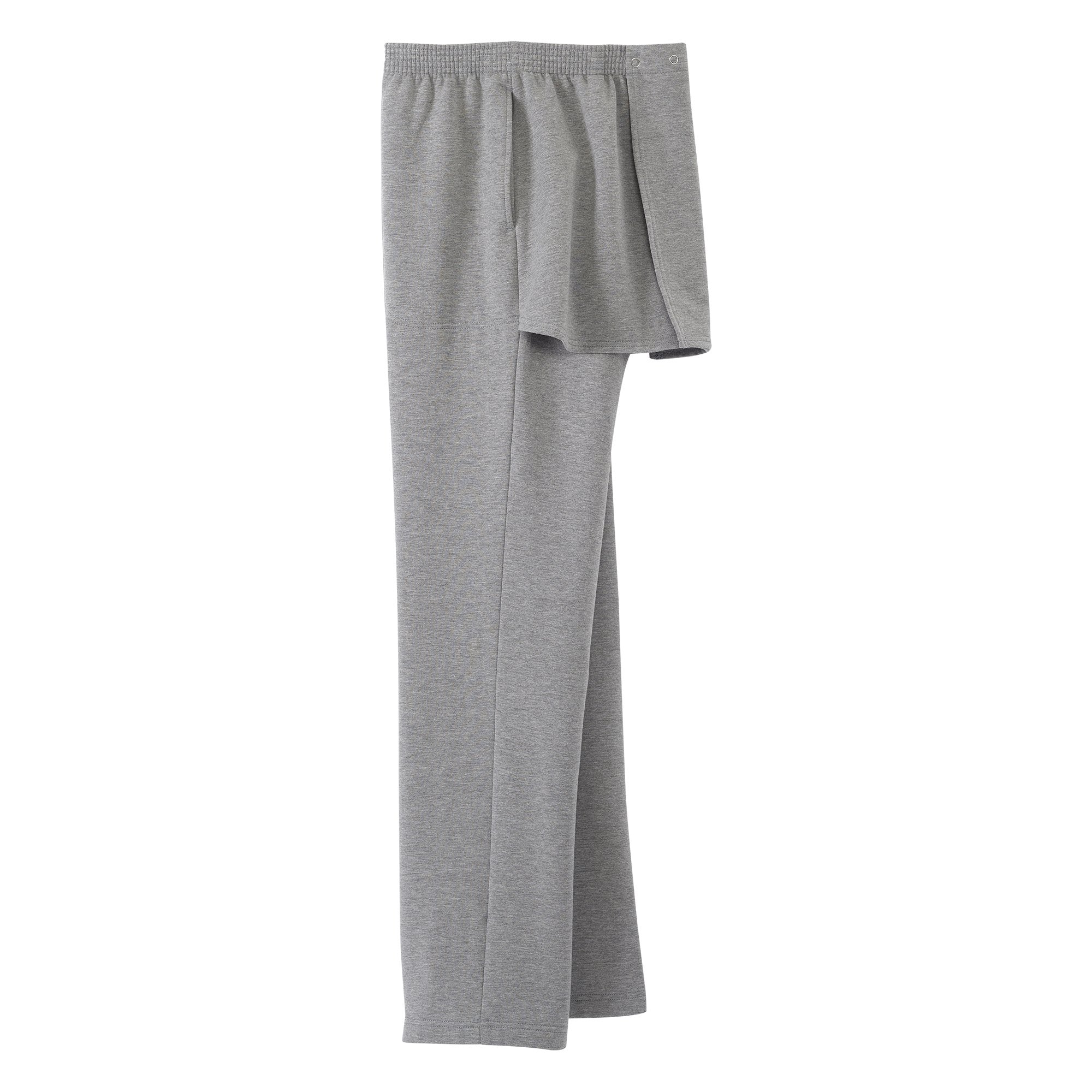 Adaptive Pants Silverts® Open Back Medium Heather Gray Female