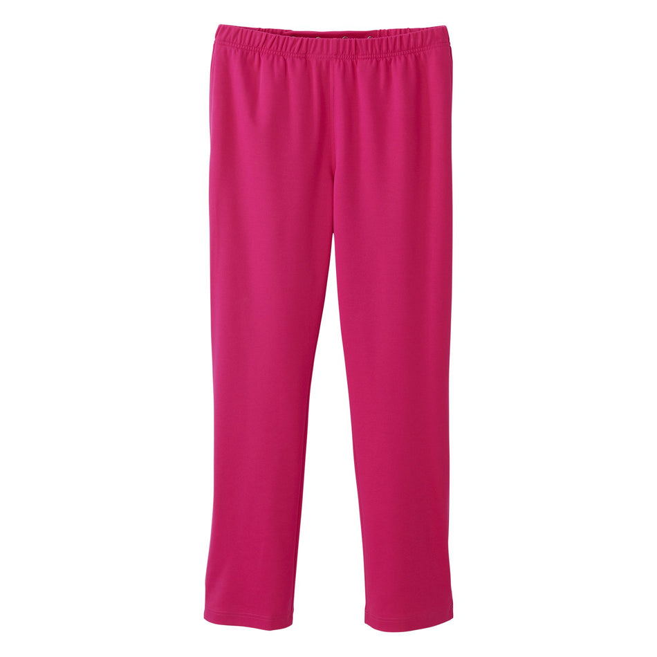 Silverts® Women's Open Back Soft Knit Pant, Extreme Pink, Large