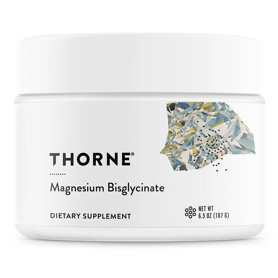 Dietary Supplement THORNE® Magnesium Bisglycinate Magnesium (as Magnesium Bisglycinate) 200 mg Strength Powder 6.5 oz.