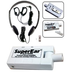 Personal Sound Amplifier SuperEar® 3/4 X 2 X 3 Inch - Physical Therapy>Self-Help Aids - Sonic Technology Products