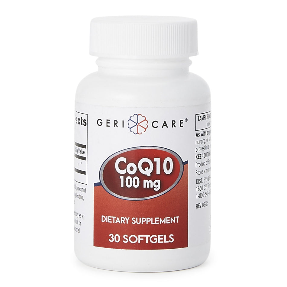 Dietary Supplement Coenzyme Q-10 100 mg Strength Softgel 30 per Bottle