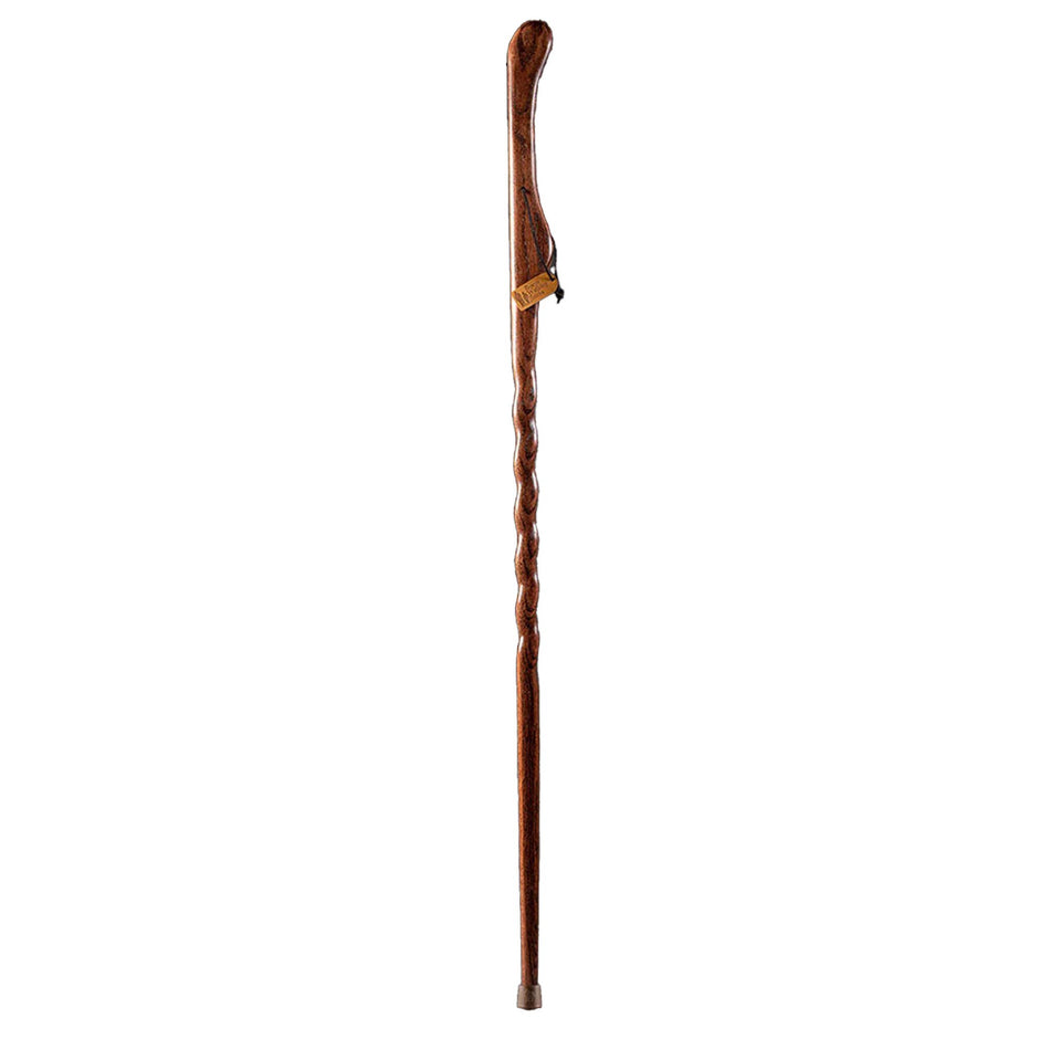 Walking Stick Brazos™ Twisted HitchHiker Wood 58 Inch Height Red Oak
