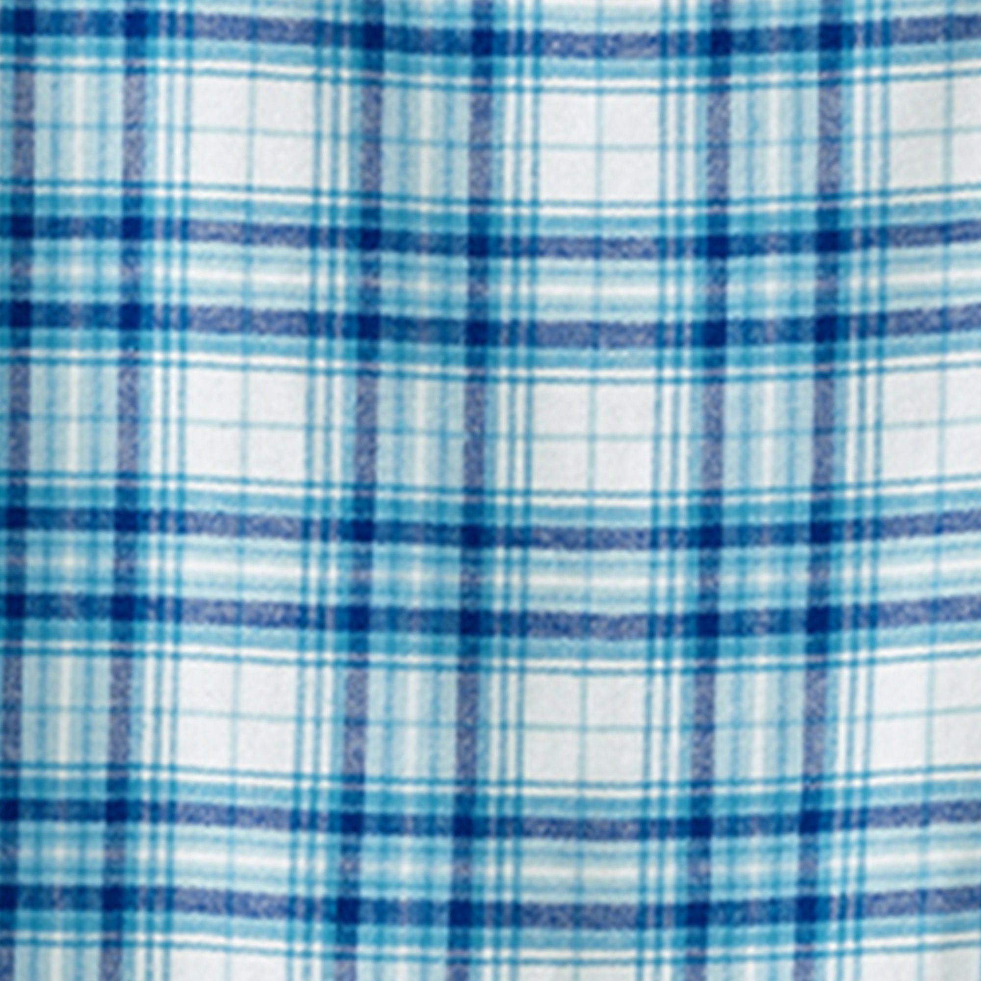 Silverts® Shoulder Snap Patient Exam Gown, 2X-Large, Turquoise Plaid