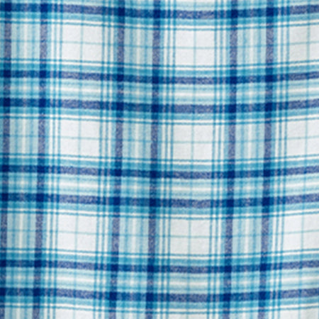 Silverts® Shoulder Snap Patient Exam Gown, 2X-Large, Turquoise Plaid