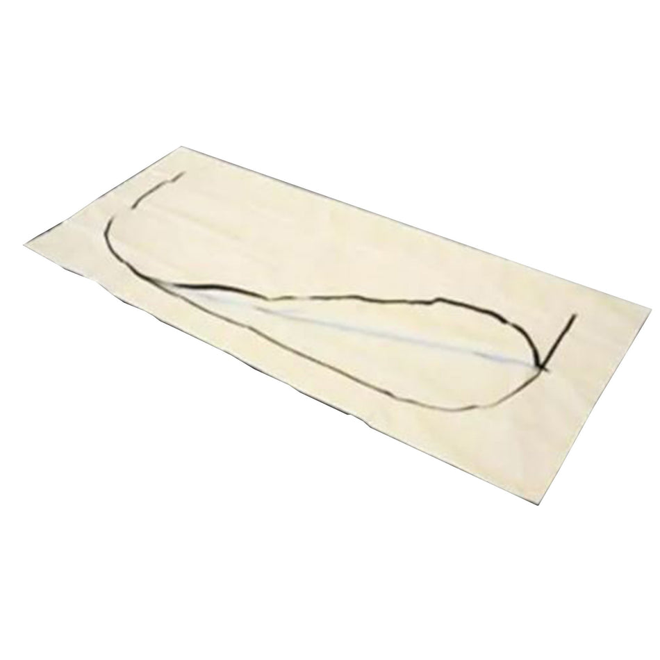 Post Mortem Bag EnviroMed-Bag® 40 W X 96 L Inch X-Large Olefin Film Zipper Closure, Envelope Style