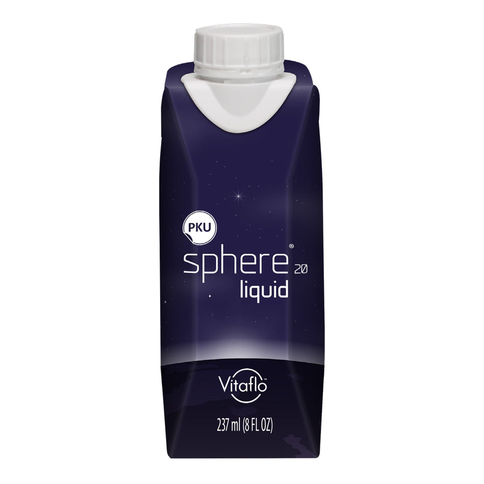 Oral Supplement PKU sphere® liquid Vanilla Flavor Liquid 8 oz. Carton