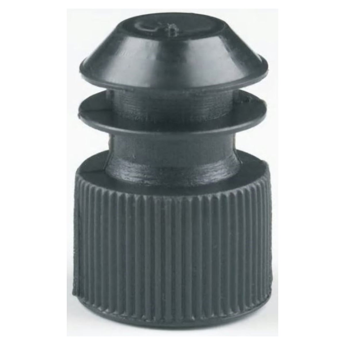 McKesson Tube Closure Polyethylene Flanged Plug Cap Black 13 mm For Use with 13 mm Blood Drawing Tubes, Glass Test Tubes, Plastic Culture Tubes NonSterile